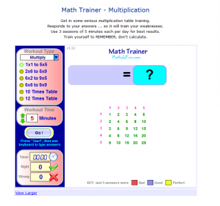 Cool Math Activities And Games- Math Trainer Review - Home Schooling In ...