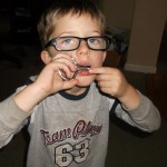 Ethan learning how the play the Jaw Harp