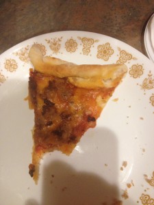 Homemade pizza